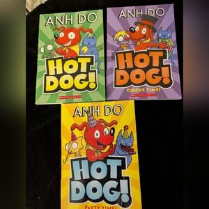 Scholastic Hot dog Book Collection 3 Books 1,2,3 Grade 2-4